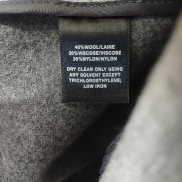 Lafayette Gray wool coat jacket medium NEW - Picture 2 of 6